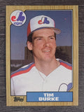 1987 Topps #624 Tim Burke