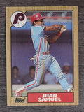 1987 Topps #255 Juan Samuel