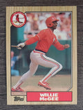 1987 Topps #440 Willie McGee