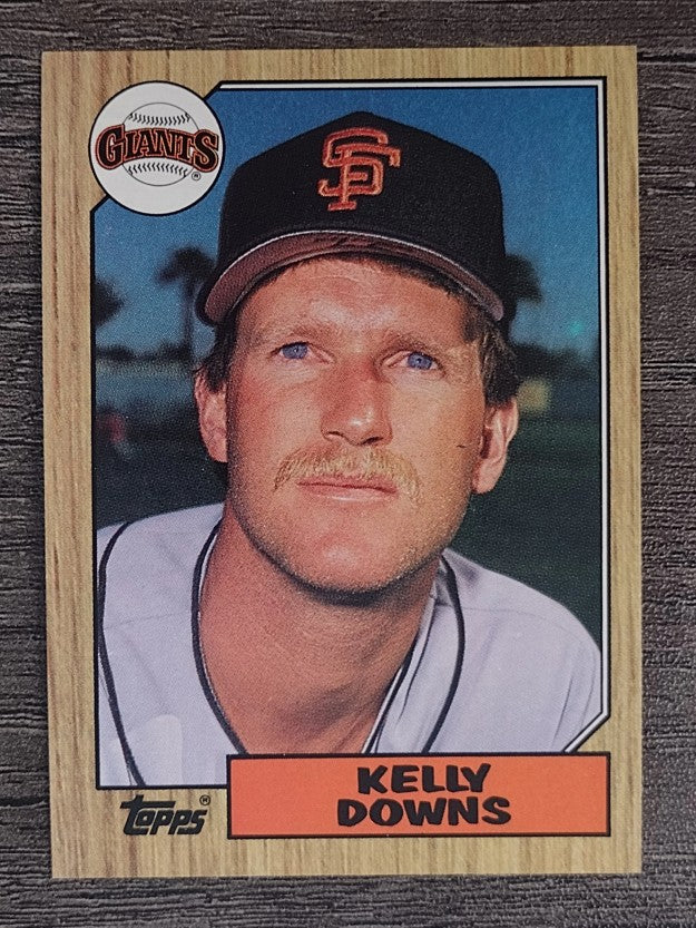 1987 Topps #438 Kelly Downs RC