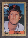 1987 Topps #438 Kelly Downs RC