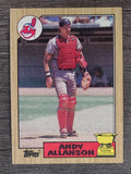 1987 Topps #436 Andy Allanson RC