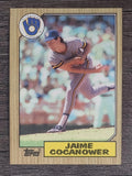 1987 Topps #423 Jaime Cocanower