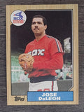 1987 Topps #421 Jose DeLeon