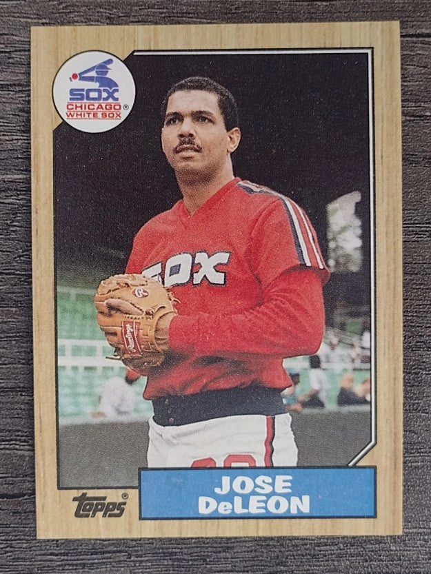 1987 Topps #421 Jose DeLeon