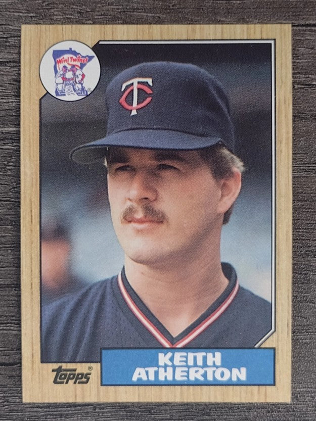 1987 Topps #52 Keith Atherton