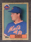 1987 Topps #213 Randy Myers RC