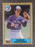 1987 Topps #537 Rance Mulliniks
