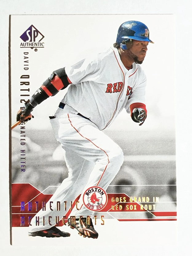 2008 SP Authentic Authentic Achievements #AA20 David Ortiz