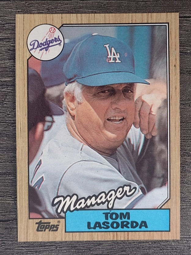 1987 Topps #493 Tom Lasorda MG