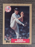 1987 Topps #40 Dave Righetti