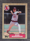 1987 Topps #136 Ron Romanick