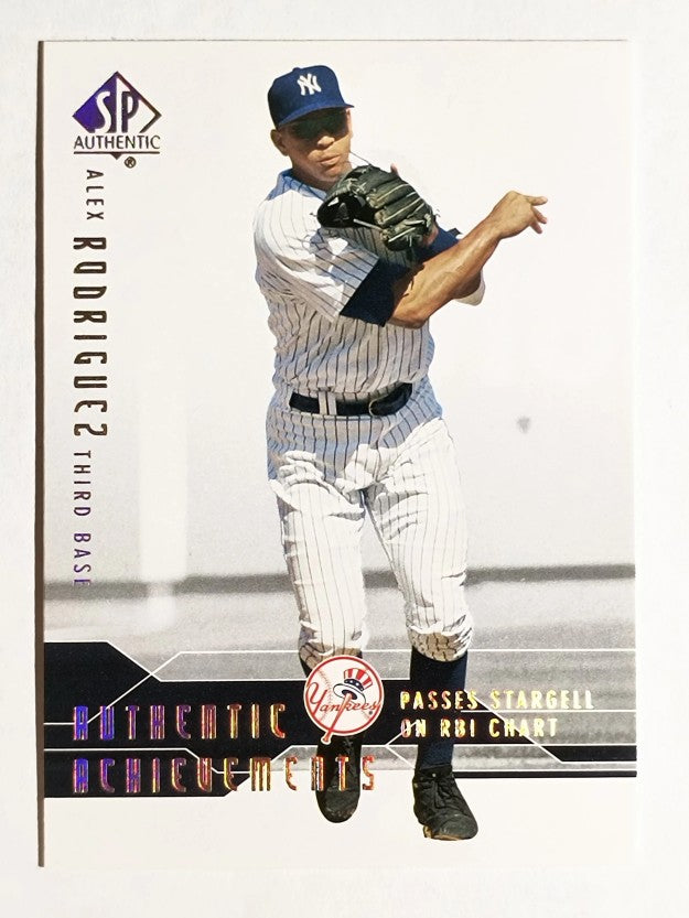 2008 SP Authentic Authentic Achievements #AA23 Alex Rodriguez