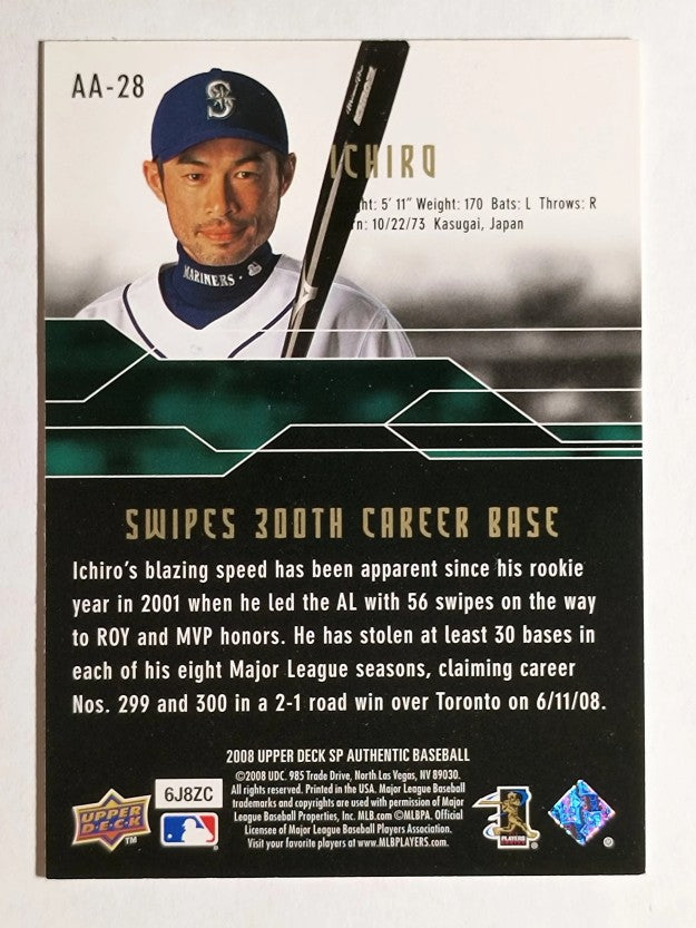 2008 SP Authentic Authentic Achievements #AA28 Ichiro Suzuki