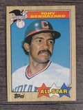 1987 Topps #607 Tony Bernazard AS