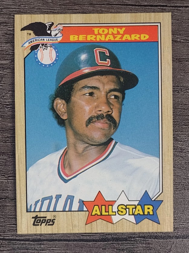 1987 Topps #607 Tony Bernazard AS