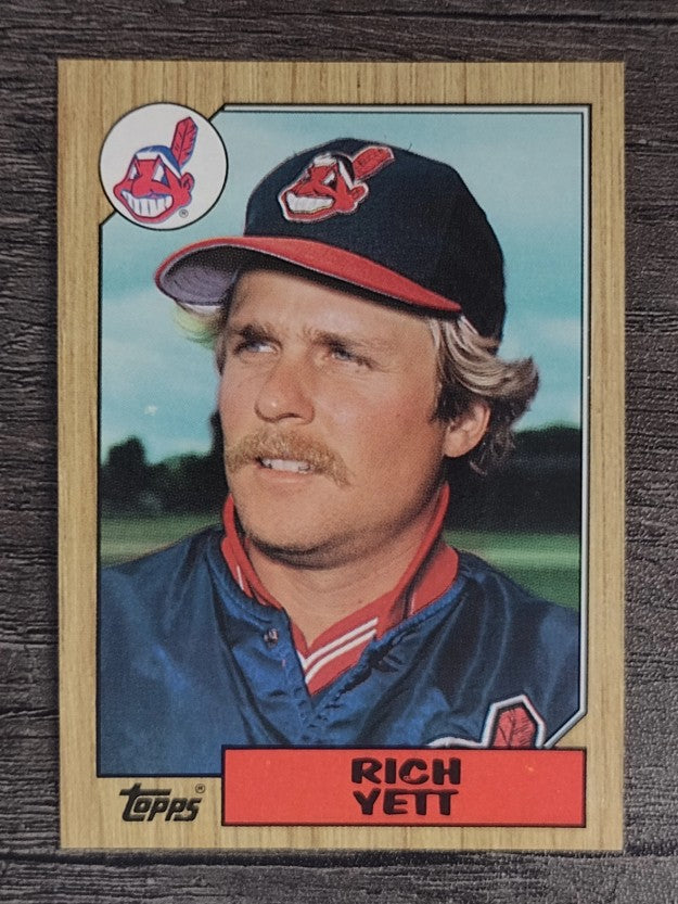 1987 Topps #134 Rich Yett