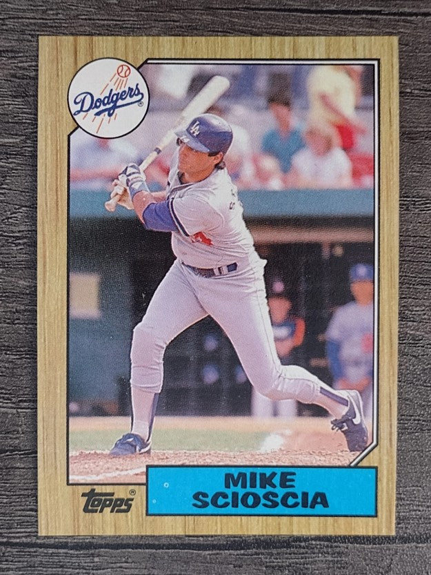 1987 Topps #144 Mike Scioscia