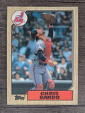 1987 Topps #322 Chris Bando