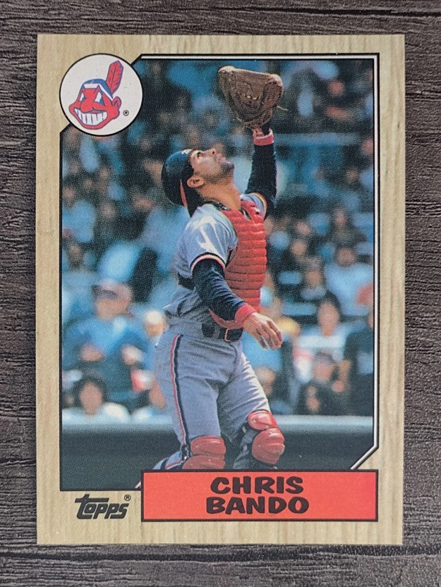 1987 Topps #322 Chris Bando