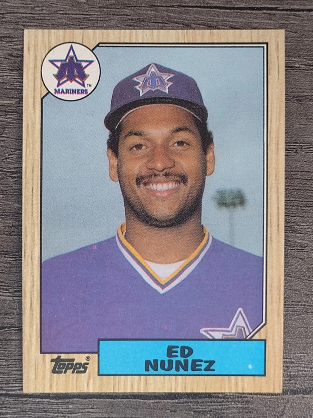 1987 Topps #427 Edwin Nunez