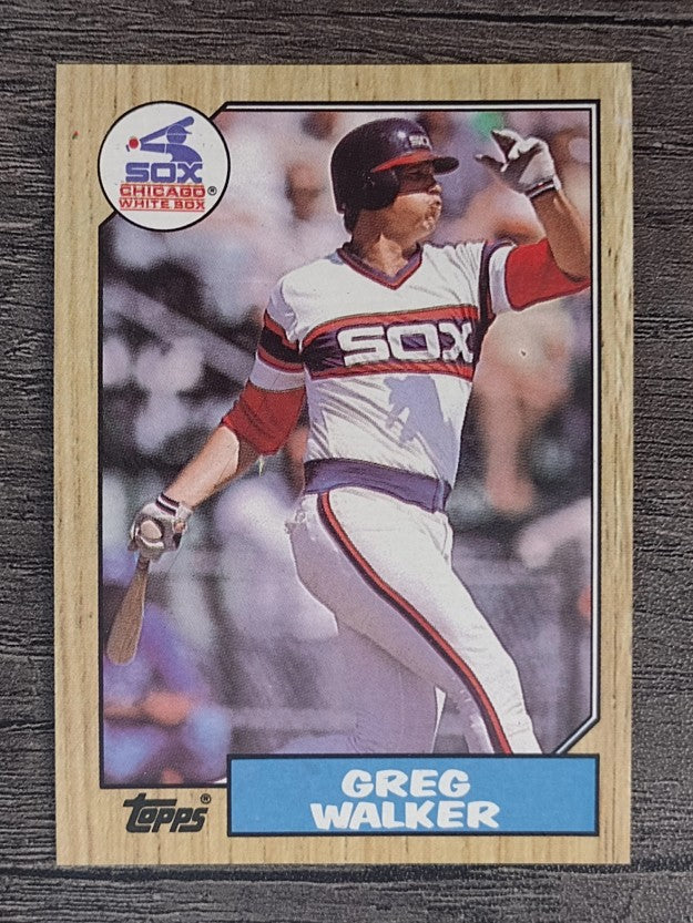 1987 Topps #397 Greg Walker