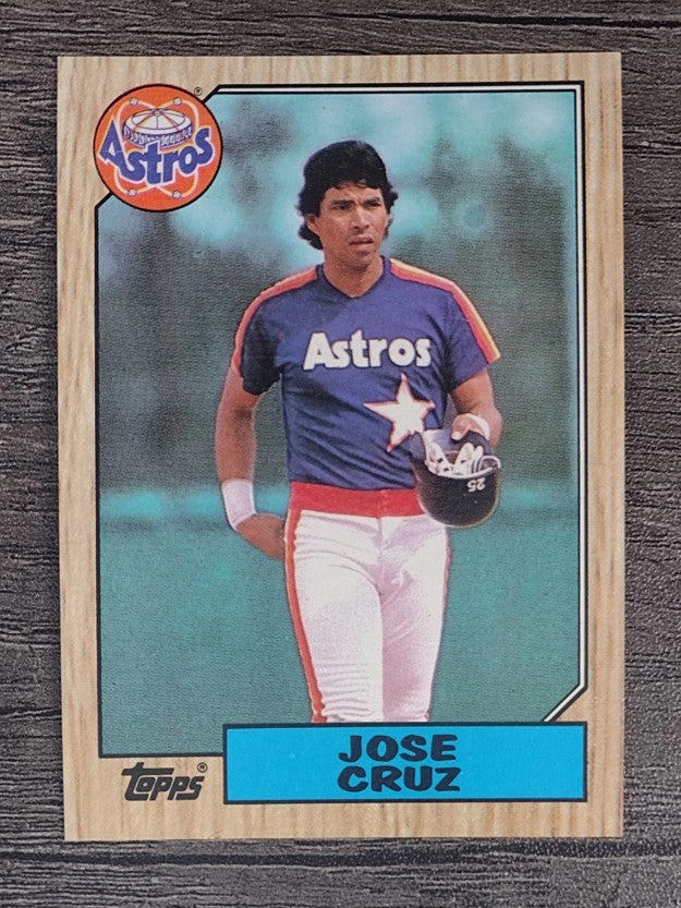 1987 Topps #670 Jose Cruz