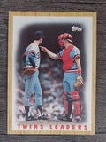 1987 Topps #206 Twins Team/Frank Viola/Tim Laudner