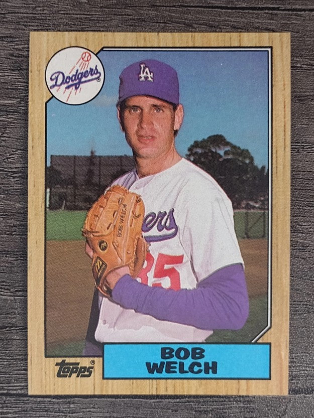 1987 Topps #328 Bob Welch
