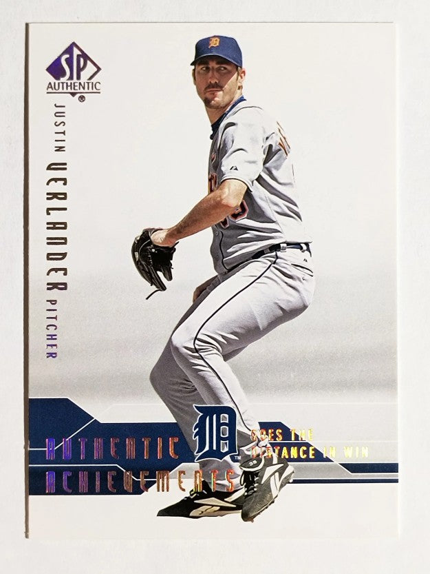 2008 SP Authentic Authentic Achievements #AA7 Justin Verlander