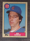 1987 Topps #697 Ed Lynch