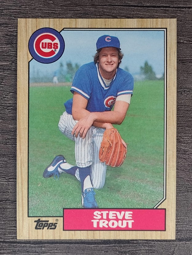 1987 Topps #750 Steve Trout