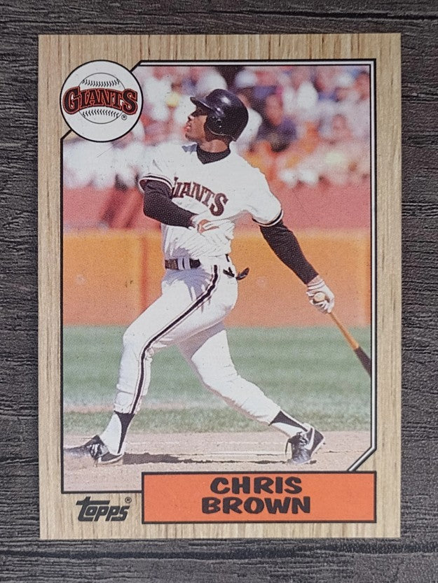 1987 Topps #180 Chris Brown