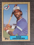 1987 Topps #643 Ron Shepherd
