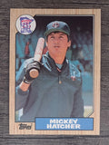1987 Topps #504 Mickey Hatcher