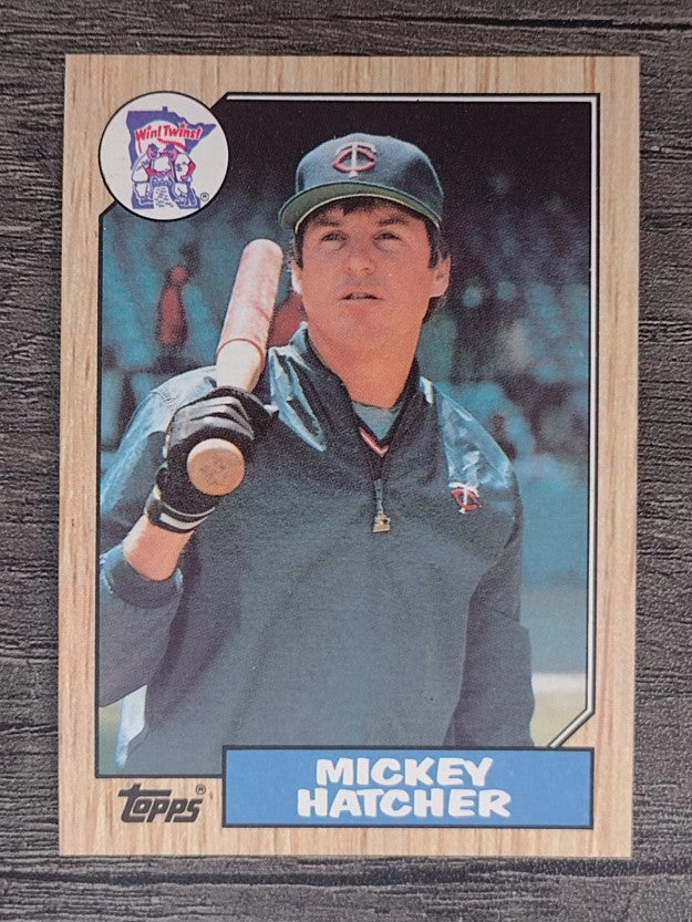 1987 Topps #504 Mickey Hatcher
