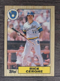 1987 Topps #129 Rick Cerone