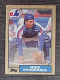1987 Topps #212 Mike Fitzgerald