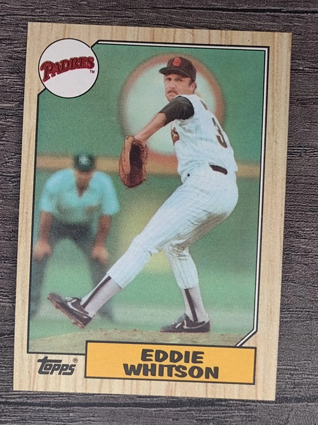 1987 Topps #155 Eddie Whitson
