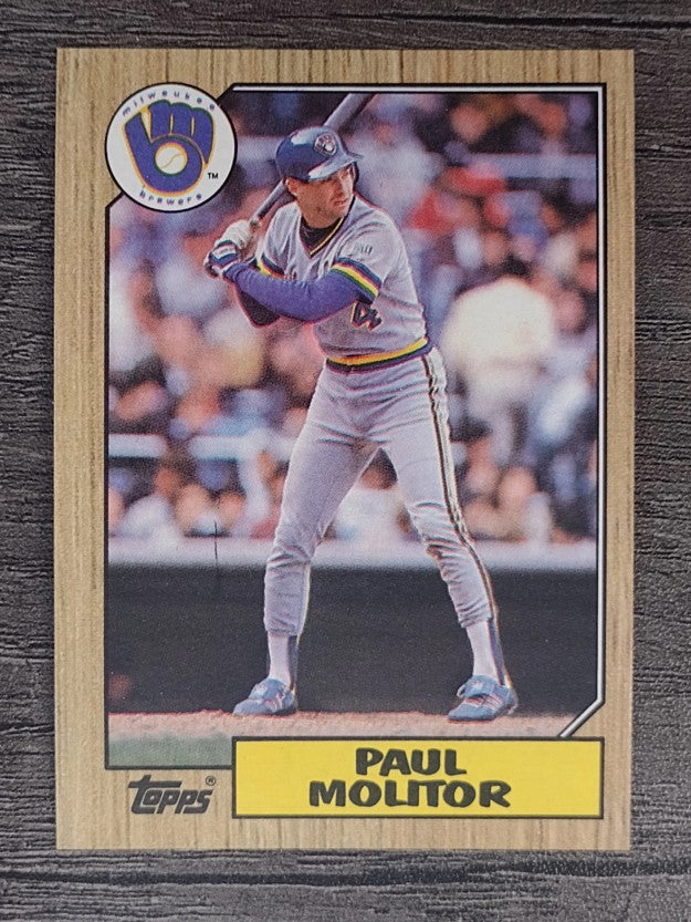 1987 Topps #741 Paul Molitor