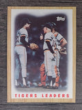 1987 Topps #631 Tigers Team