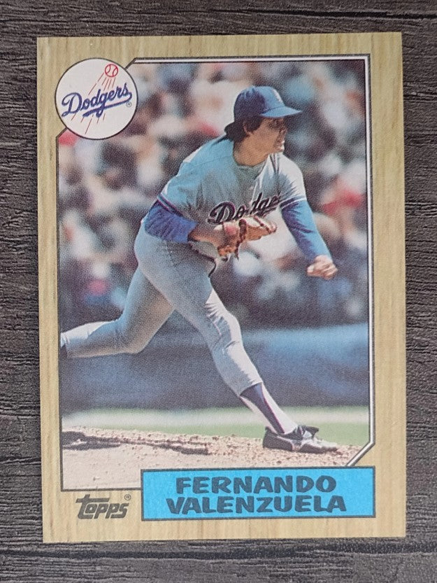 1987 Topps #410 Fernando Valenzuela