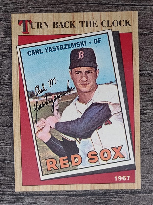 1987 Topps #314 Carl Yastrzemski TBC