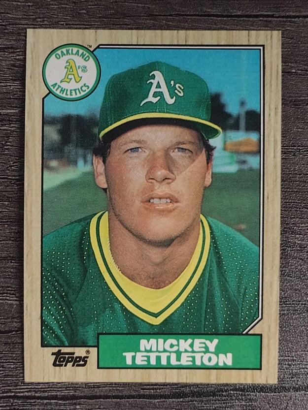 1987 Topps #649 Mickey Tettleton