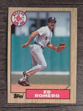1987 Topps #675 Ed Romero