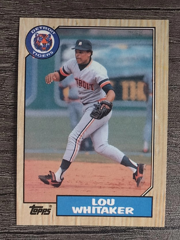 1987 Topps #661 Lou Whitaker