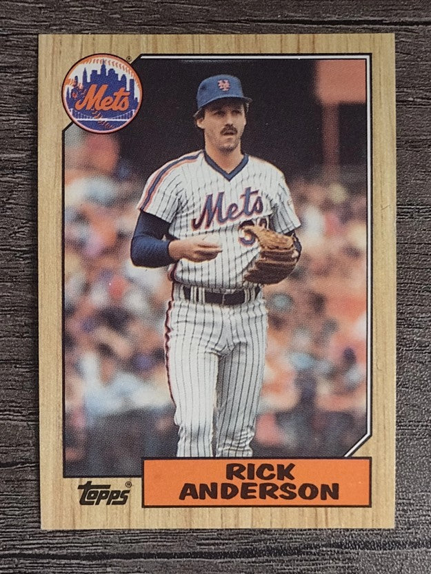 1987 Topps #594 Rick Anderson
