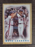1987 Topps #331 Mets TL/Gary Carter/Darryl Strawberry