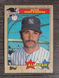 1987 Topps #606 Don Mattingly AS