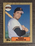 1987 Topps #71 Mike Aldrete